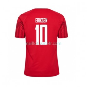 Maillot de Foot Danemark Christian Eriksen 10 Domicile Coupe du monde 2022